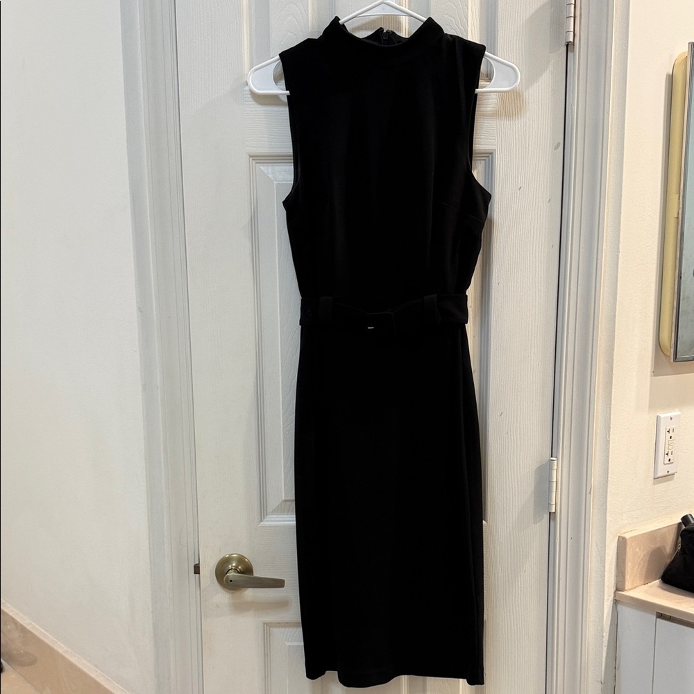 Express Elegant Black Midi Dress
